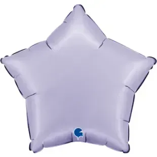 Воздушный шар Звезда сатин лиловая Satin Lilac 45см 56147 фото