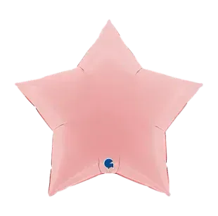Повітряна куля 91 см 001 ЗІРКА Макарун Рожева | Matte Pink 74479 фото