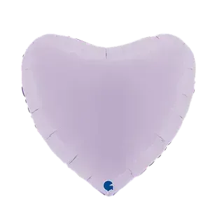 Повітряна куля 91 см 010 СЕРЦЕ Макарун Лілове | Matte Lilac 74474 фото