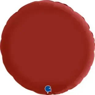 Повітряна куля 91 см Коло сатин рубін червоний Satin Rubin Red 3204-0930 фото