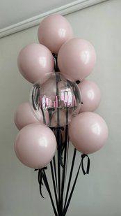 Повітряні кульки, bubble, фольговані,набір 10 шт 55870 фото